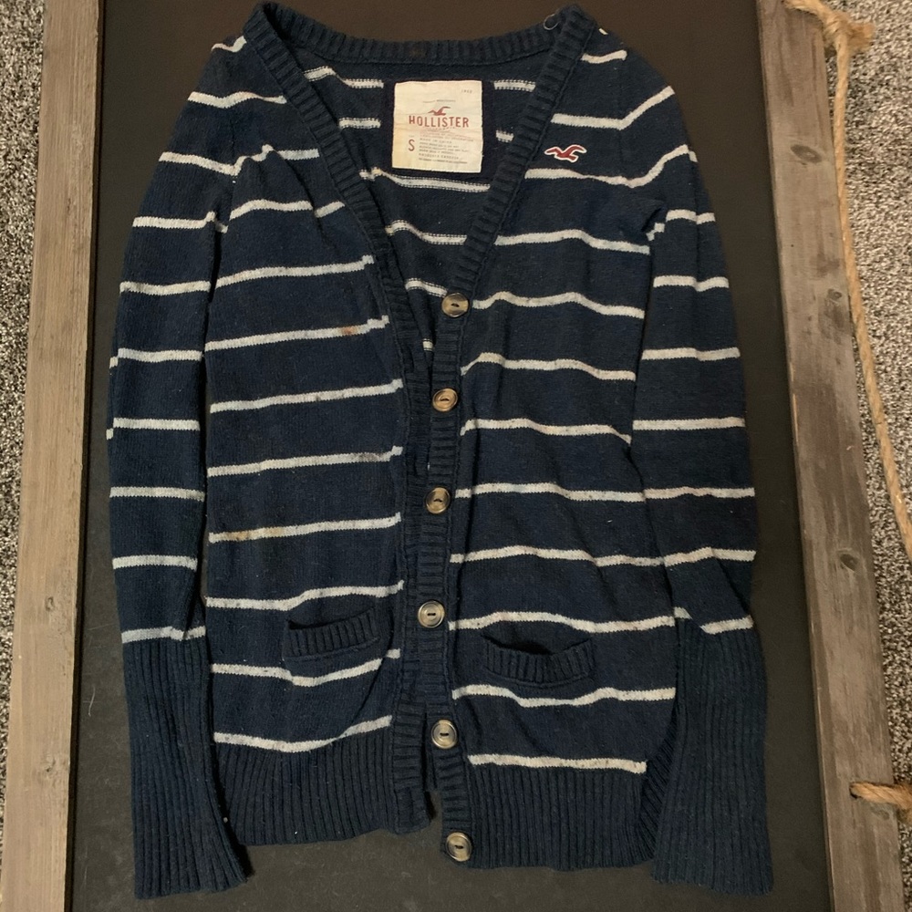 Hollister Striped Cardigan